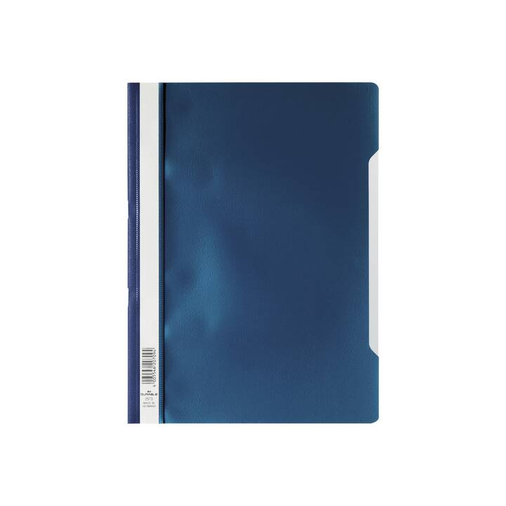 DURABLE Cartellina ad aghi (Transparente, Blu, A4, 50 pezzo)