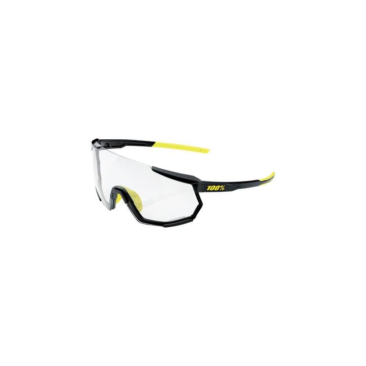 100% Lunettes Racetrap 3.0 Gloss (Transparent, Black, Jaune)