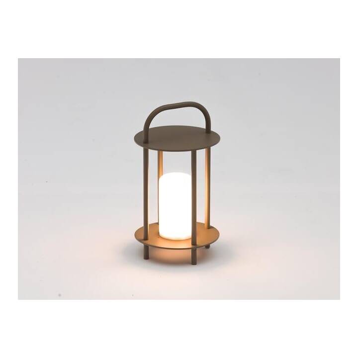 EZEIS Lanterne Uzea Plip (300 lm, Accus, Gris chaud)