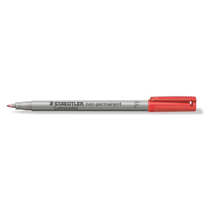 STAEDTLER Feutres pour rétroprojection Lumocolor 316 F (Rouge, 1 pièce)