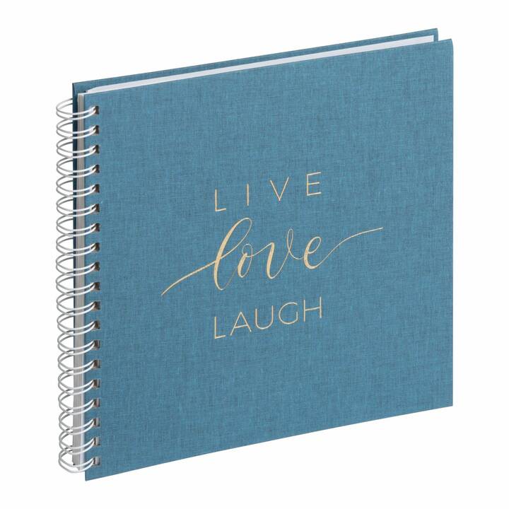 PAGNA Album foto Live Love Laugh (Lettera, Blu)