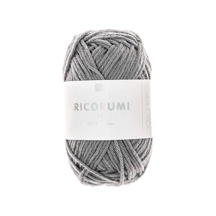 RICO DESIGN Wolle Creative Ricorumi DK (25 g, Grau, Schwarz)