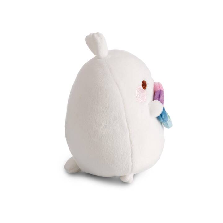 NICI Lapin (12 cm, Blanc, Multicolore)