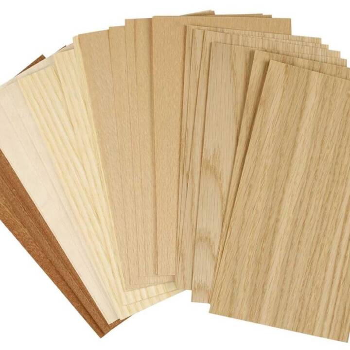 CREATIV COMPANY Articles en bois Plaques Furnierplatte 0.5 - 0.7 mm (30 pièce)