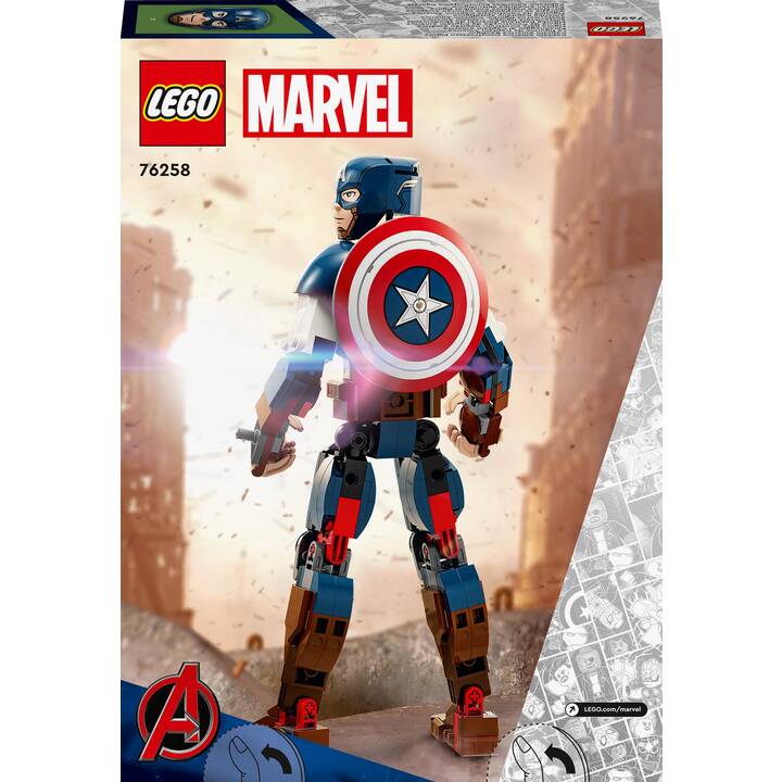 LEGO Marvel Super Heroes Captain America Baufigur (76258)