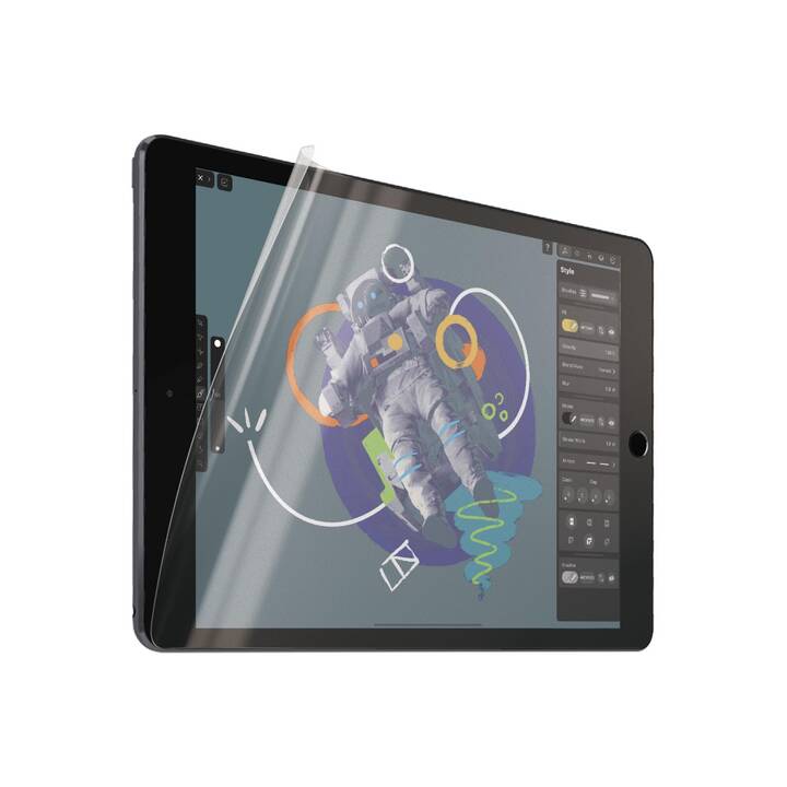 PANZERGLASS UWF GraphicPaper Bildschirmfolie (10.2", iPad Gen. 9 2021, iPad Gen. 8 2020, iPad Gen. 7 2019, Transparent)