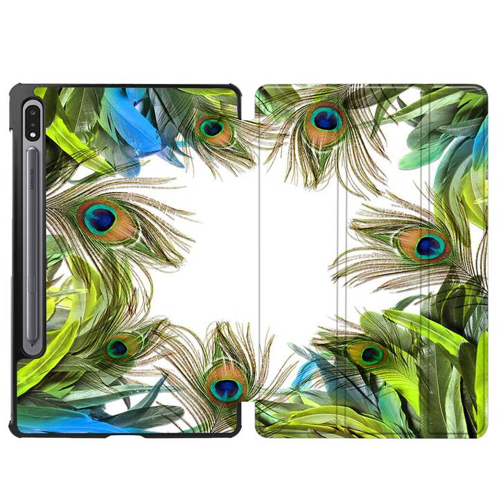 EG cover per Samsung Galaxy Tab S8 11" (2022) - verde - piuma