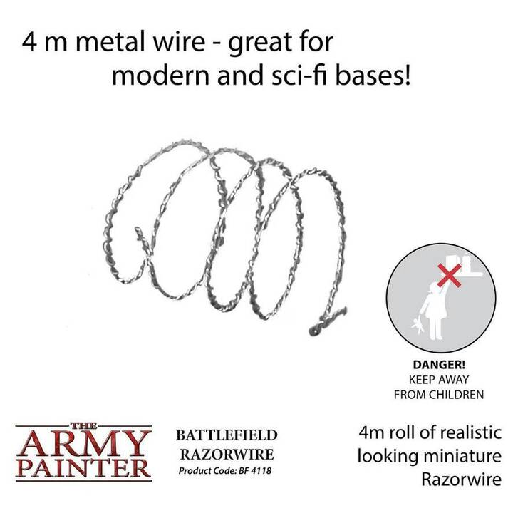 THE ARMY PAINTER Battlefield Razorwire Fil métallique
