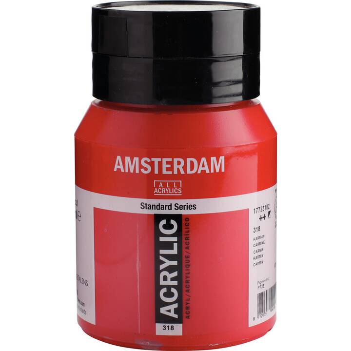 TALENS Couleur acrylique Amsterdam (500 ml, Rouge)