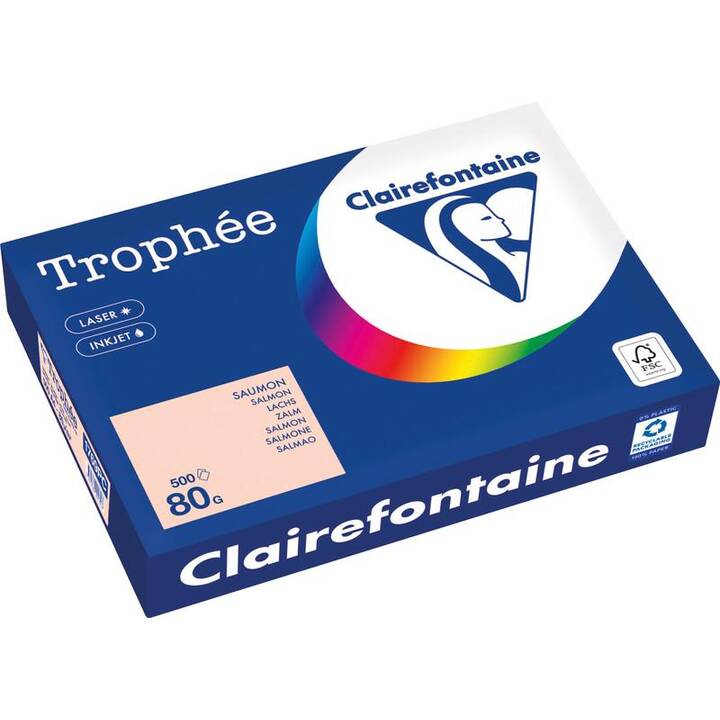 CLAIREFONTAINE Trophée Papier photocopie (500 feuille, A4, 80 g/m2)