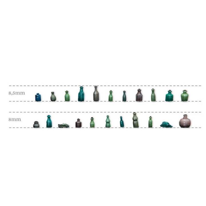 TABLETOP-ART Bottles Beni di mercato (22 Parti)
