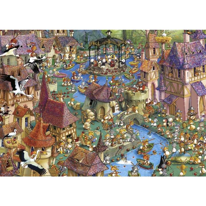 HEYE KALENDER Bunnytown Puzzle (1000 x)