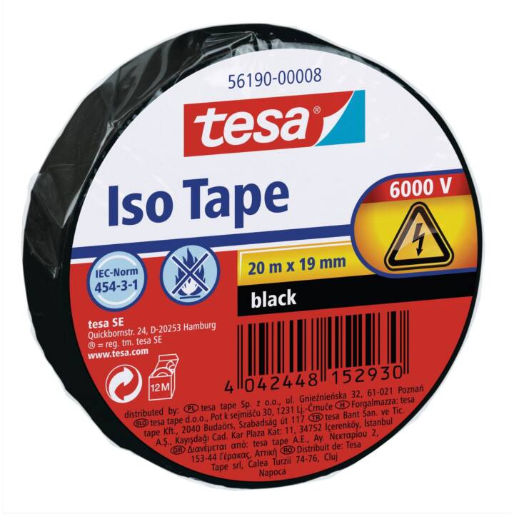 TESA Isolierband (19 mm x 20 m, 1 Stück)