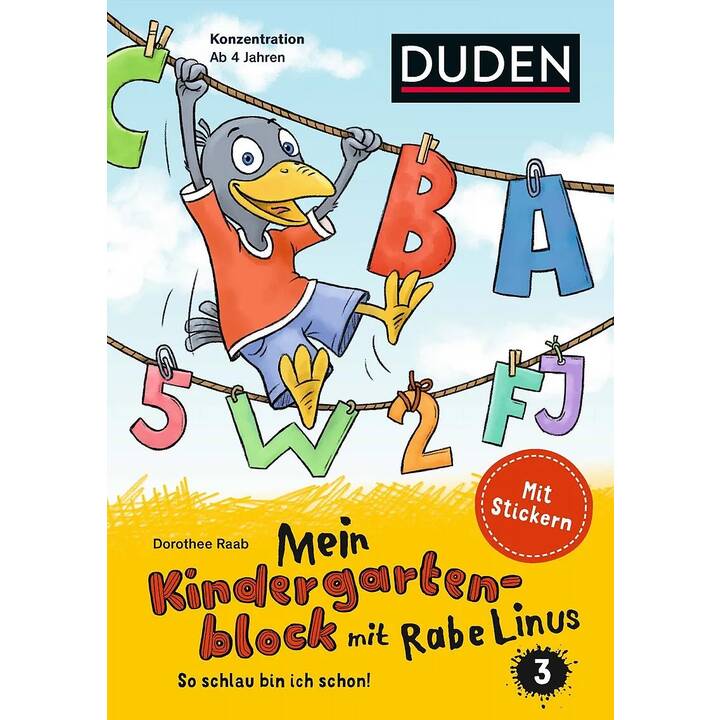 Mein Kindergartenblock mit Rabe Linus