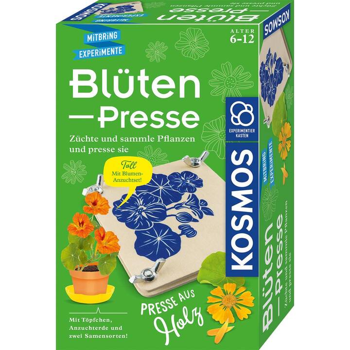 KOSMOS Blüten-Presse Coffret d'expérimentation (Flore et faune)