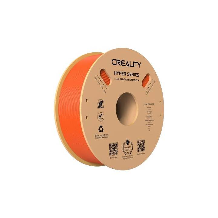 CREALITY Filament Hyper Orange (1.75 mm, Acide polylactique (PLA))