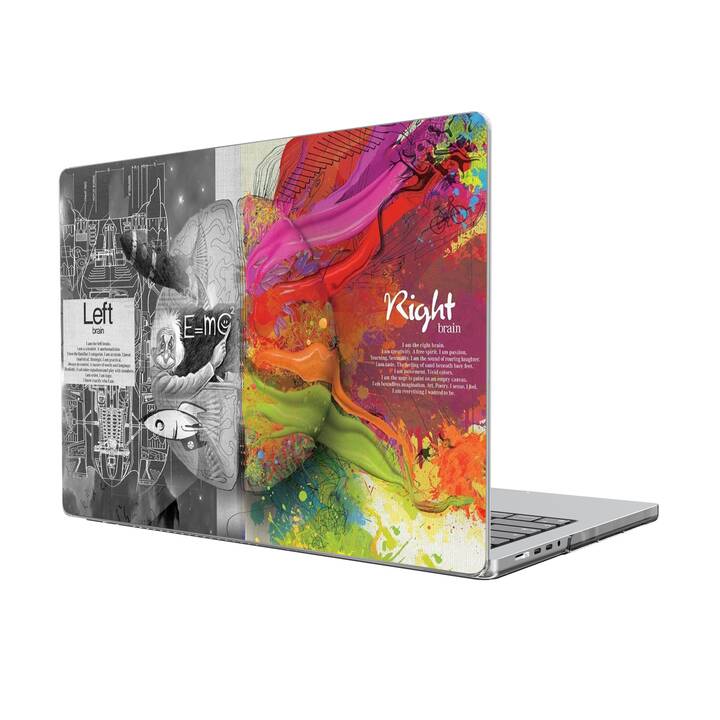 EG coque pour MacBook Pro 14" (M1 Chip) (2021) - cerveau - multicolore