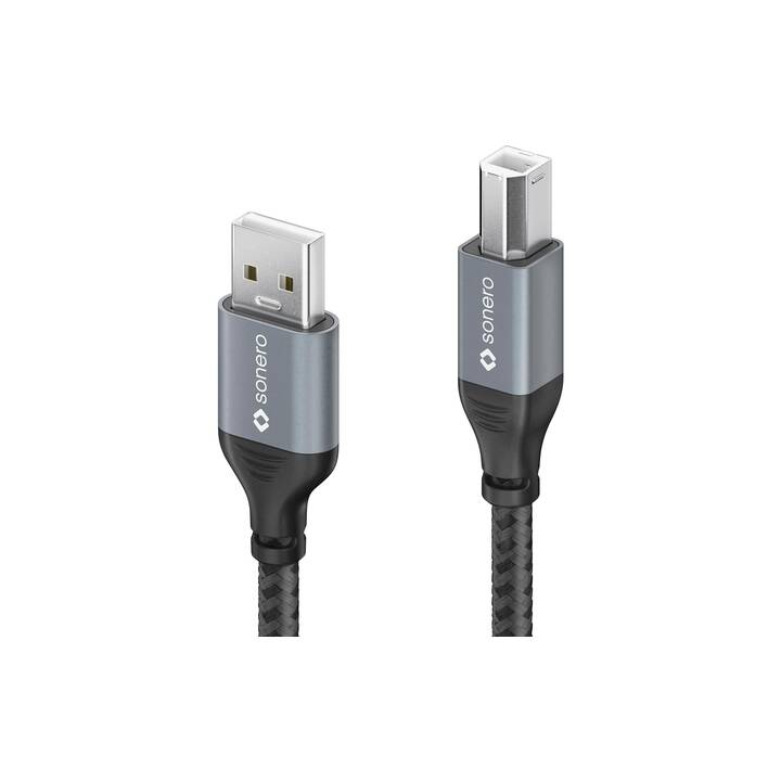 SONERO USB-Kabel (MicroUSB 2.0 Typ-A, MicroUSB 2.0 Typ-B, 1 m)