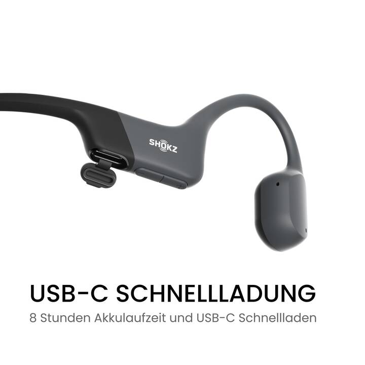 SHOKZ OpenRun (Bluetooth 5.1, Schwarz)