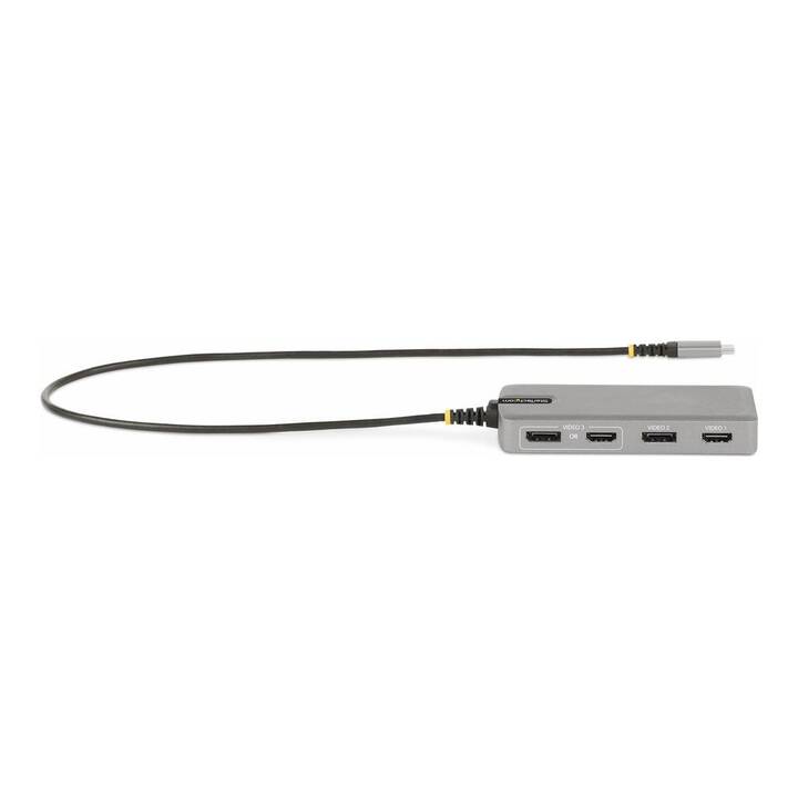 STARTECH.COM  (4 Ports, RJ-45, DisplayPort, USB di tipo C, USB di tipo A)
