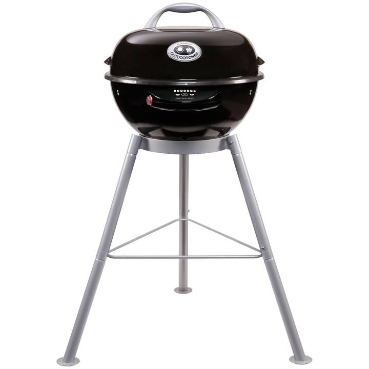 OUTDOORCHEF Chelsea 420 E Gril électrique (Argent, Noir)