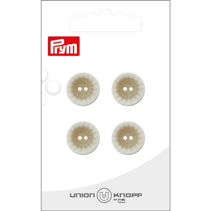 PRYM GROUP Boutons poussoirs (Beige, Polyester, 4 pièce)
