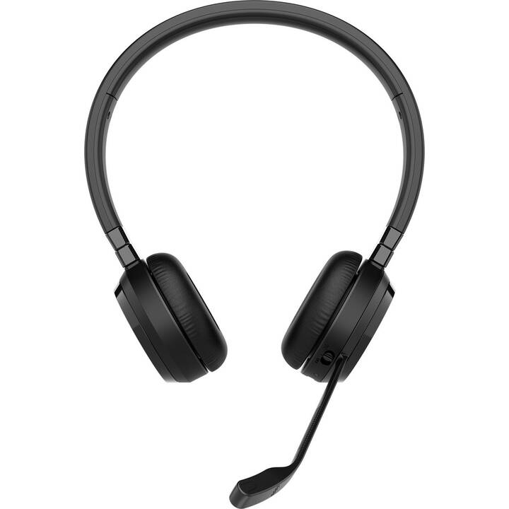 JABRA Office Headset Evolve 65 TE (On-Ear, Kabellos, Schwarz)