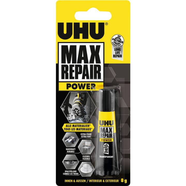 UHU Adhésif puissant Max Repair (8 g, 1 pièce)
