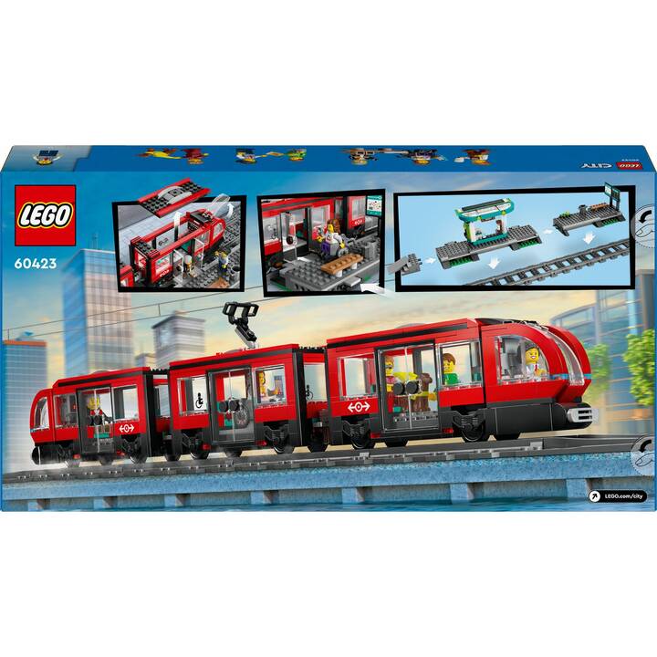 LEGO City Strassenbahn mit Haltestelle (60423)