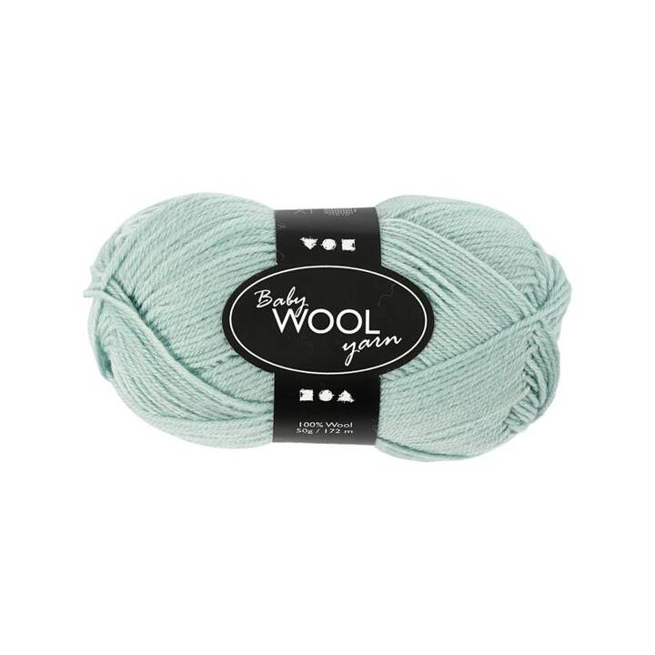 CREATIV COMPANY Wolle (50 g, Mintgrün, Grün)