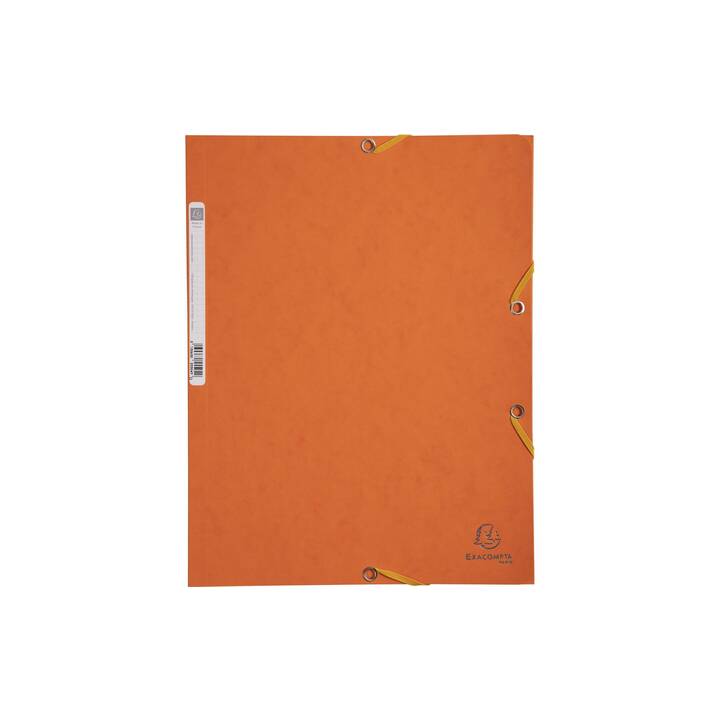 EXACOMPTA Cartellina con elastico Aquarel (Giallo, Arancione, Rosso, A4, 3 pezzo)