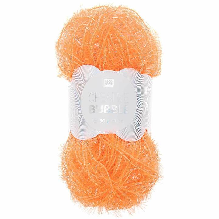 RICO DESIGN Wolle Creative Bubble (50 g, Orange)
