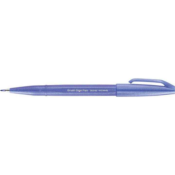 PENTEL Crayon feutre (Bleu, Mauve, 1 pièce)