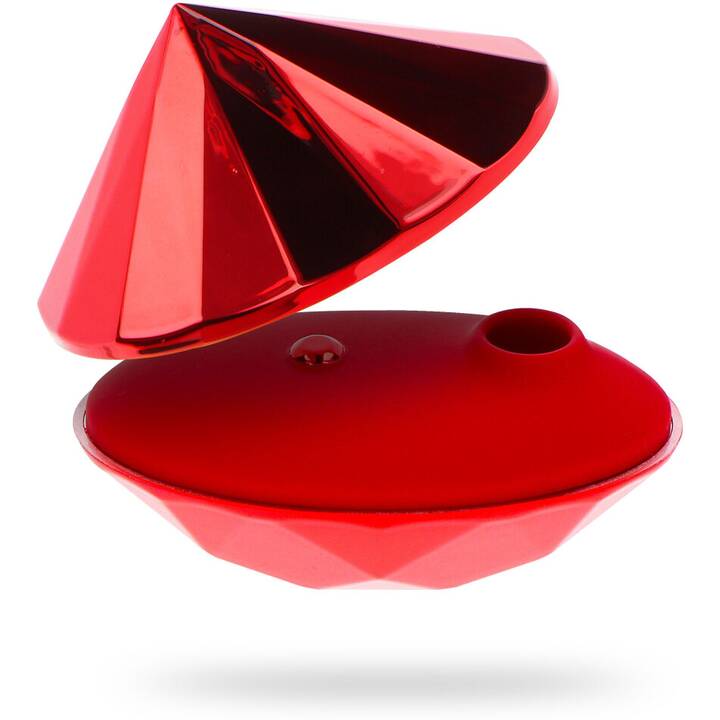 DESIGNER EDITION Vibratore del clitoride Ruby Red Diamond