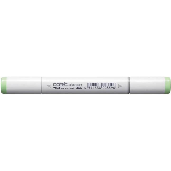 COPIC Marqueur de graphique Sketch YG41 Pale Cobalt Green (Vert, 1 pièce)