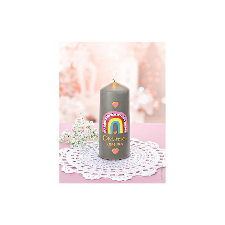MARABU Colore peinture della candela Candle-Liner (25 ml, Oro, Multicolore)