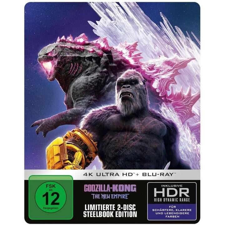Godzilla x Kong: The New Empire (4K Ultra HD, Steelbook, DE, EN)