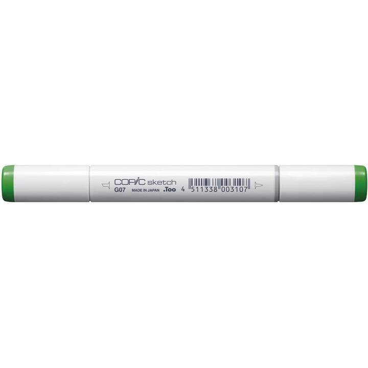 COPIC Marqueur de graphique Sketch G07 Nile Green (Vert, 1 pièce)