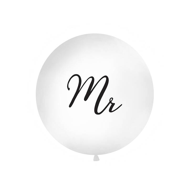 PARTYDECO Ballon Mr (100 cm, 1 pièce)