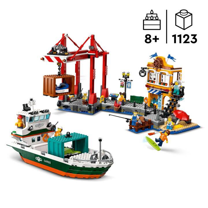 LEGO City Hafen mit Frachtschiff (60422)