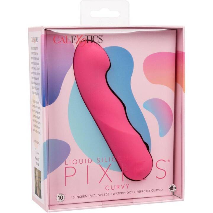 PIXI Vibratore anale e vaginale Pixies Curvy - (Pink)