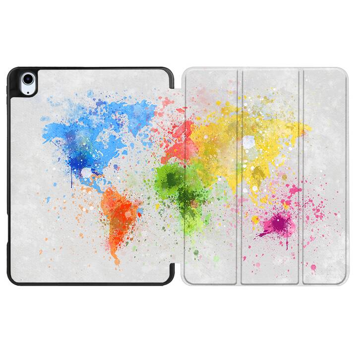 EG custodia per iPad Air 10.9" (2022) 5a generazione - multicolore - mappa