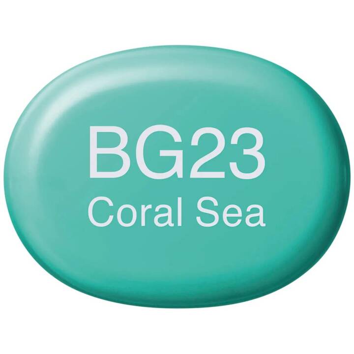 COPIC Marqueur de graphique Sketch BG23 Coral Sea (Vert, 1 pièce)