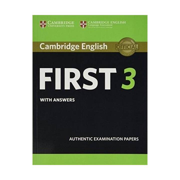 Cambridge English First 3 Student's Book with Answers