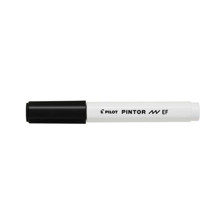 PILOT PEN Marqueur permanent Pintor (Noir, 1 pièce)