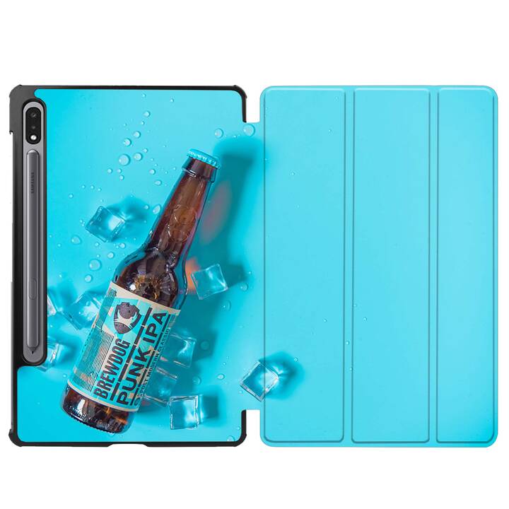 EG coque pour Samsung Galaxy Tab S8+ 12.4" (2022) - bleu - bière