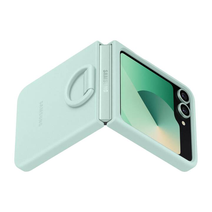 SAMSUNG Backcover avec anneau (Galaxy Z Flip 6, Menthe)