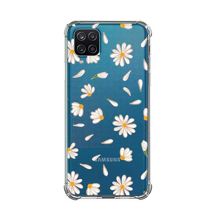 EG Backcover (Galaxy A12, Fiore, Transparente)