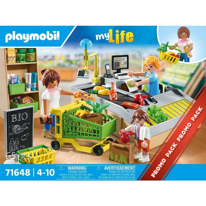 PLAYMOBIL My Life Bio-Supermarkt (71648)