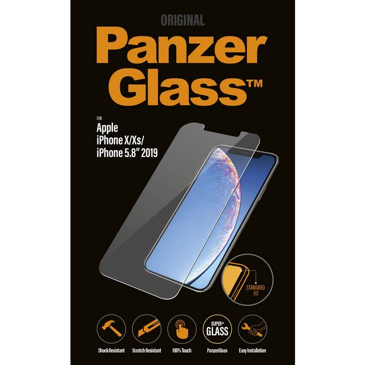 PANZERGLASS Verre de protection d'écran (iPhone 11 Pro, iPhone XS
